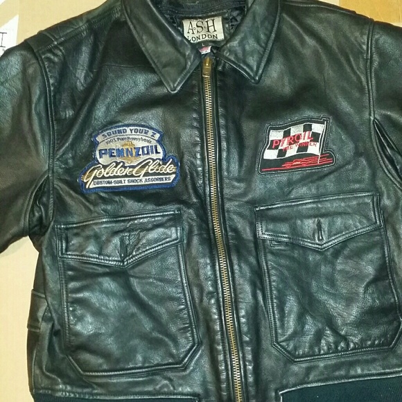 Vintage Lee Trevor Indy 500Patch bomber jacket